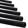 Split-Sleeve Wire Loom for High-Temperature Automotive Harness and Home Cable Management, 25ft - 3/8 inch Braided Cable Management Sleeve Cord Protector, Self-Wrapping Split Wire Loom view 1