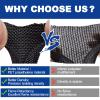 Split-Sleeve Wire Loom for High-Temperature Automotive Harness and Home Cable Management, 25ft - 3/8 inch Braided Cable Management Sleeve Cord Protector, Self-Wrapping Split Wire Loom view 3