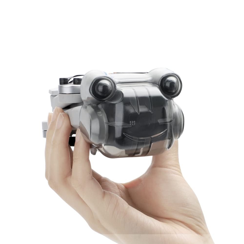 Syrisora Cartoon Frog Gimbal Camera Lens Cover Gimbal Guard Protector Camera Clip Mount Cap Compatible for DJI Mini 3 Pro