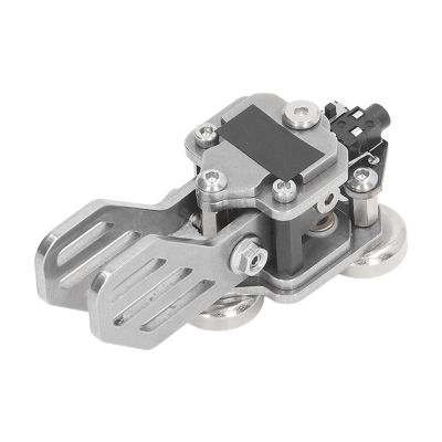 Stainless Steel Mini CW Key Morse Code Key Double Paddle Telegraph Key with Automatic Morse Code Transmitter