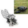 Stainless Steel Mini CW Key Morse Code Key Double Paddle Telegraph Key with Automatic Morse Code Transmitter view 2