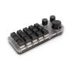 15 Keys 3 Knobs Macro Programmable Keyboard, 3 Connection Modes One Handed Macro Mechanical Keyboard, Blue Switch Hot Swappable Numpad, Gaming Keyboard with Memory Function view 1