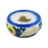 Polmedia Polish Pottery Heater UNIKAT - Sunflower Pattern Handmade in Boleslawiec Poland by Ceramika Dalia + Certificate of Authenticity view 3