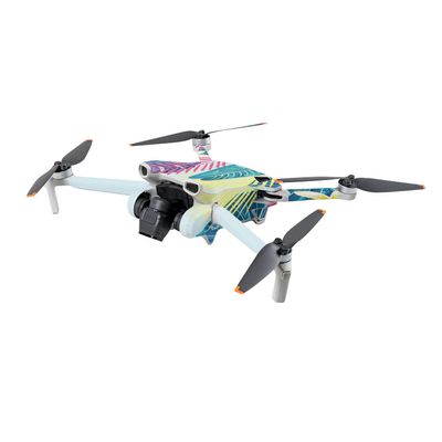 MightySkins Skin Compatible with DJI Mini 3 - Summer Vibes | Protective, Durable, and Unique Vinyl Decal wrap Cover | Easy to Apply | Made in The USA