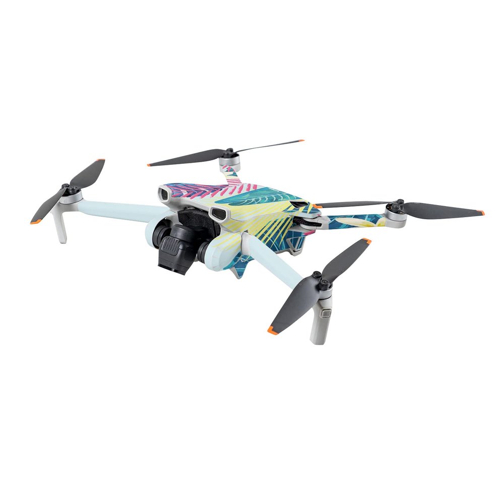 MightySkins Skin Compatible with DJI Mini 3 - Summer Vibes | Protective, Durable, and Unique Vinyl Decal wrap Cover | Easy to Apply | Made in The USA