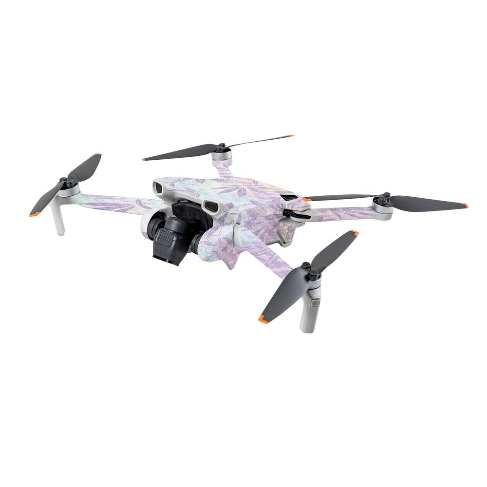 MightySkins Carbon Fiber Skin Compatible with DJI Mini 3 - Pastel Mary | Protective, Durable Textured Carbon Fiber Finish | Easy to Apply | Made in The USA