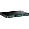 TRENDnet 52-Port Gigabit Web Smart PoE+ Switch with 10G SFP+ Ports, TPE-3524S, 410W PoE Power Budget, Lifetime Protection, Black view 1