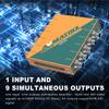 AVMATRIX SD1191 1x9 SDI Distribution Amplifier Splitter with Input Detection, Re-clocking, Cable Equalization, Supports HD-SDI/HD-SDI/SDI view 2
