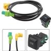 Metal USB Car Switch Socket with Cable for RCD510 RCD310 for VW for Golf/for GTI/R MK5 MK6 for Jetta Accessory view 2