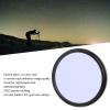 Light Pollution Reduction Filter, 3.15mm Frame Night Filter Oil Proof for Star (82mm) view 4