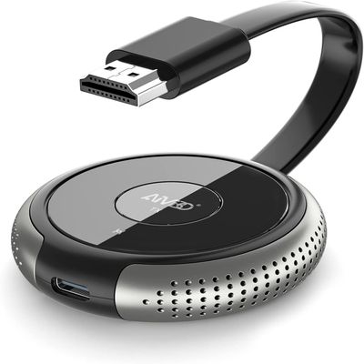 TIMBOOTECH HDMI Wireless Transmitter 165FT 50M Gray - 1 Receiver Can be Paired with 8 Transmitters - Switch by One Click - Also Compatible with Other Brands Wireless HDMI Receiver