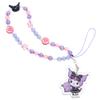 iFace Kuromi and Baku Beaded Charm Wrist Strap + Kuromi Figure AirPods Pro 2 Case with Carabiner view 2