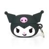 iFace Kuromi and Baku Beaded Charm Wrist Strap + Kuromi Figure AirPods Pro 2 Case with Carabiner view 3