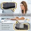 1Pcs Gradient Pink Keyboard Cover and 1Pcs Transparent Keyboard Cover for Logitech K350 MK550 MK570 Wireless Wave Keyboard view 3