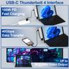 Surface Pro 9/10/11/X Docking Station, Surface Pro 11 USB Hub with 4K HDMI, USB-C Thunderbolt 4 (Display+Data+100W PD), 2 USB 3.0, 3.5mm Audio, SD/TF Card Slot for Surface Pro 9/Pro 10/Pro 11/Pro X view 4