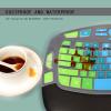 1Pcs Rainbow Keyboard Cover and Black Keyboard Cover for Logitech K350 MK550 MK570 Wireless Wave Keyboard view 4