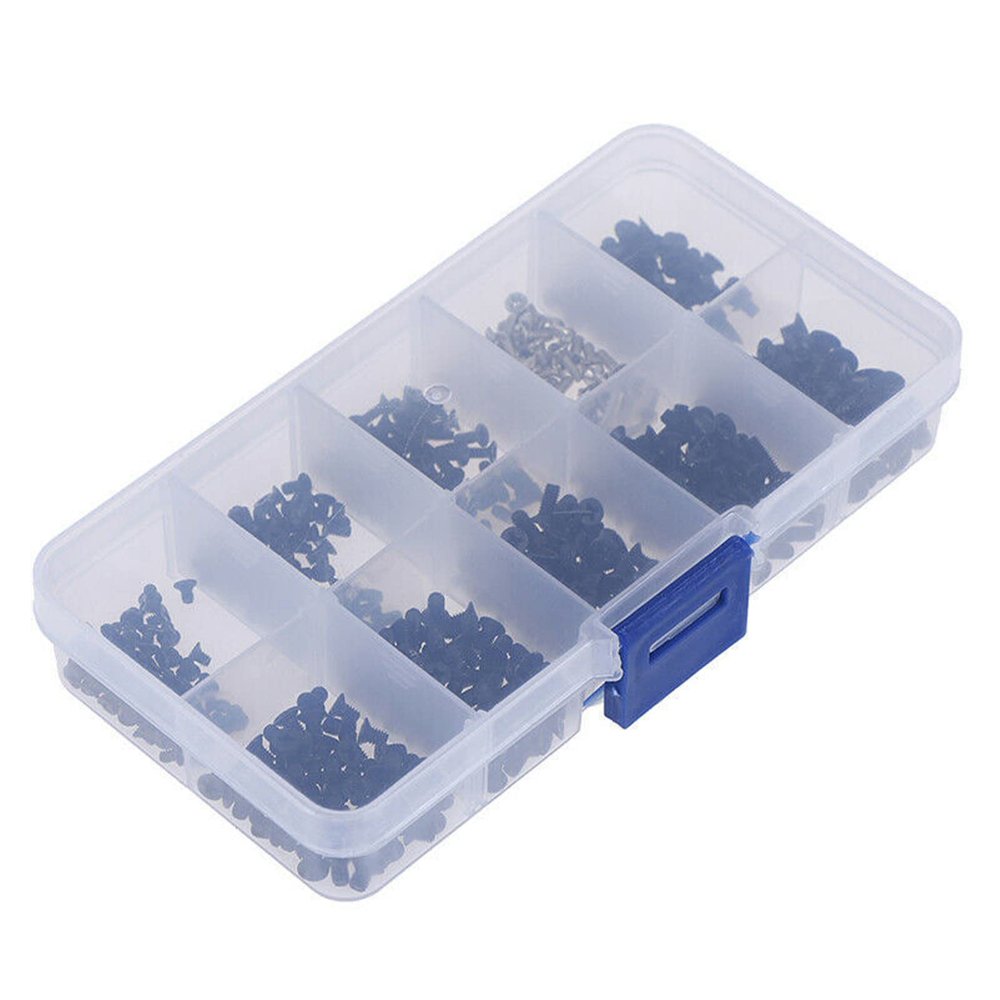 DAGIJIRD 500Pcs Steel 10 Different Sizes Screws Laptop Computer Notebook Repair Screws Kit