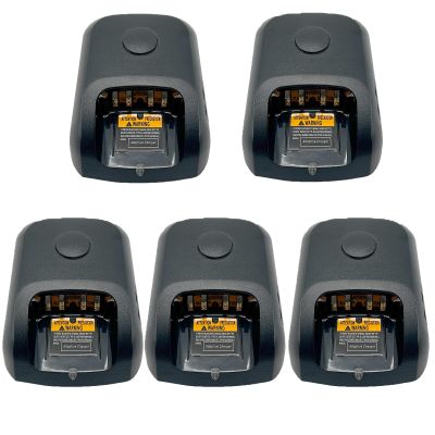 5Pack WPLN4232 Rapid Charger Base Compatible with XPR3300 XPR6550 XPR7550 APX4000 XPR6300 XPR6350 XPR6500 XPR6580 XPR7350 XPR7580 XPR3500 XPR7550e XPR7350e XPR3500e WPLN4226 WPLN4226A Without Cord