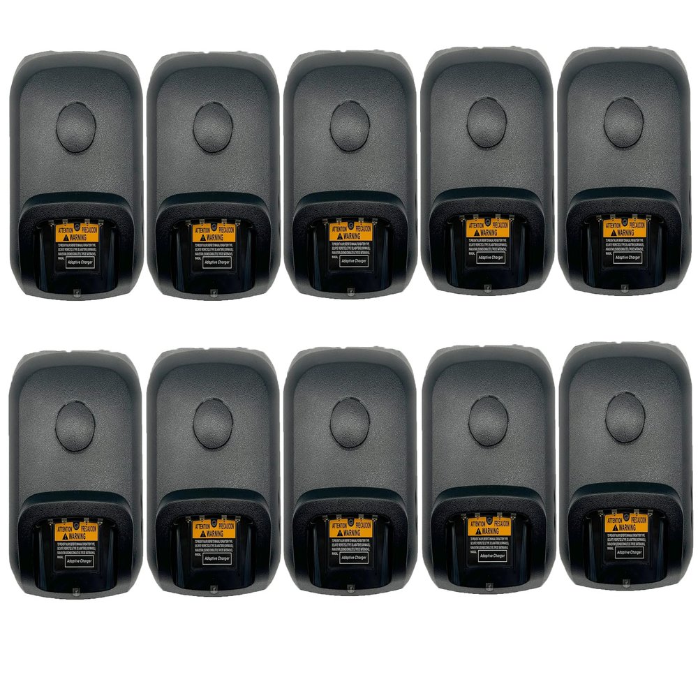 10Pack WPLN4232 Rapid Charger Base Compatible with XPR3300 XPR6550 XPR7550 APX4000 XPR6300 XPR6350 XPR6500 XPR6580 XPR7350 XPR7580 XPR3500 XPR7550e XPR7350e XPR3500e WPLN4226 WPLN4226A Without Cord