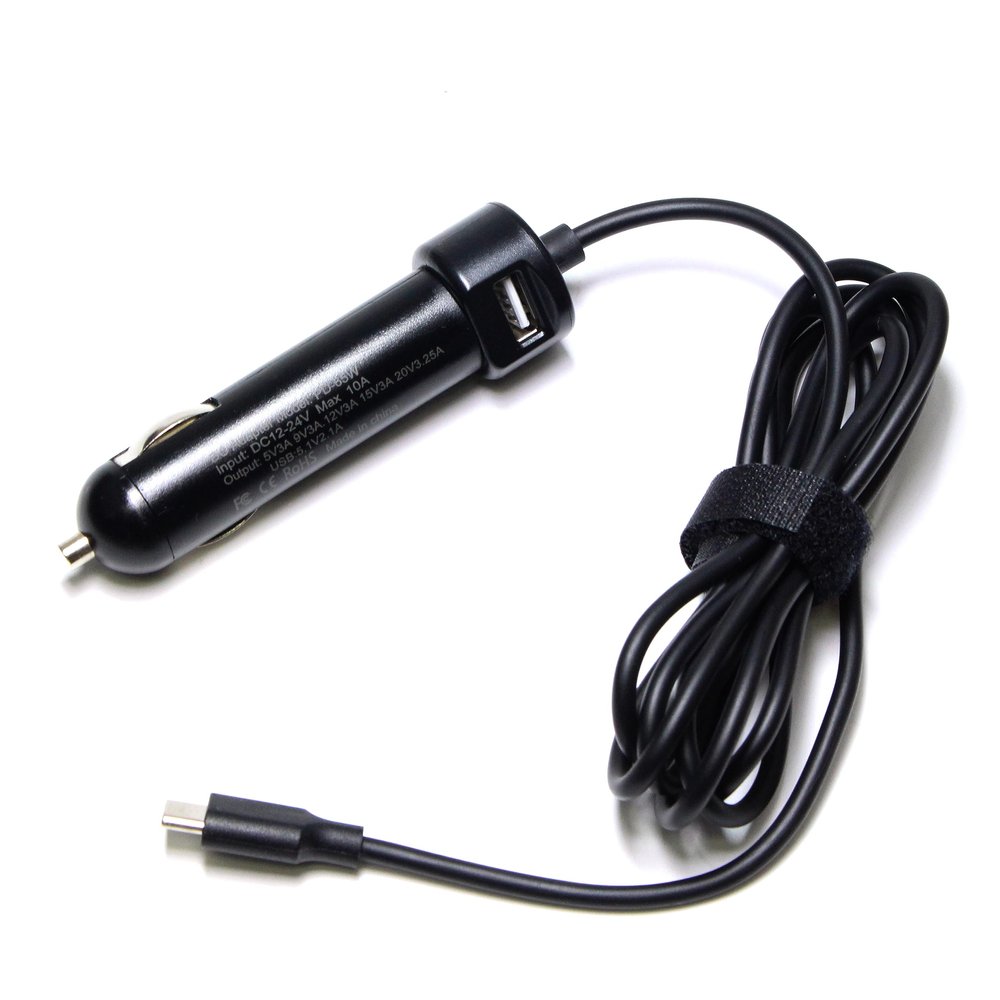 12-24V DC 65W Car Charger Compatible with Dell Latitude 13 14 15 5430 7210 Precision 3570 XPS 13 Plus Laptop Power Supply Compatible with Lenovo Asus HP Acer 65W Car Charger