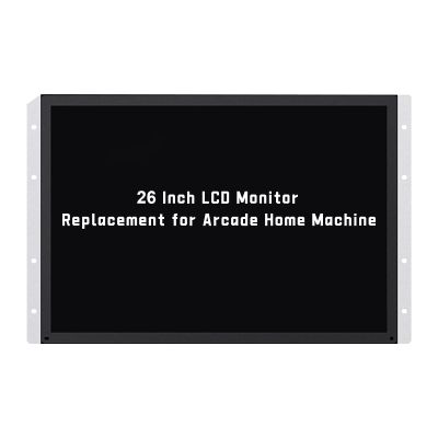 UNICO 26 inch Arcade Monitor, 4:3 Ratio LCD Gaming Monitor for HDMI/VGA/CGA/EGA Arcade Machine