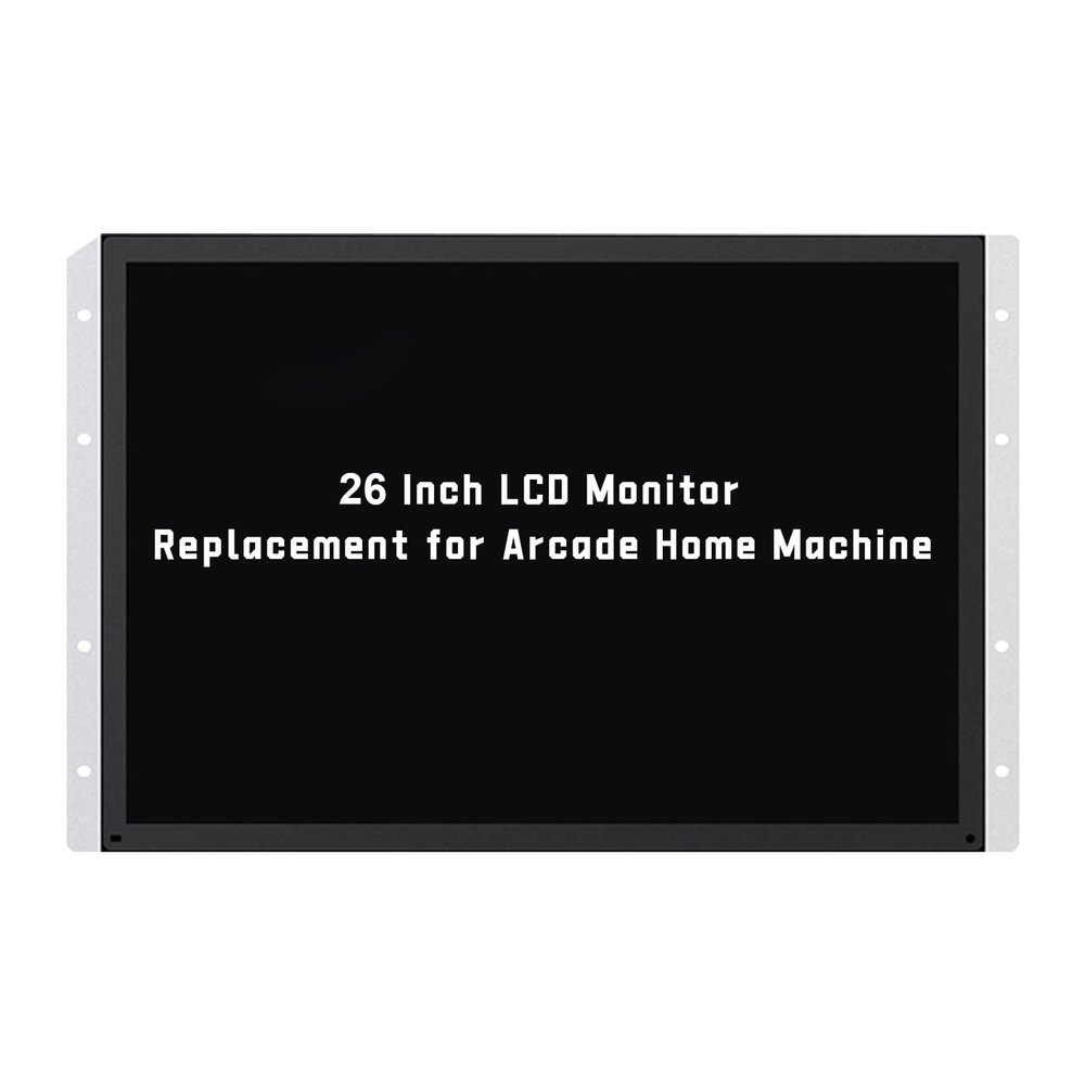 UNICO 26 inch Arcade Monitor, 4:3 Ratio LCD Gaming Monitor for HDMI/VGA/CGA/EGA Arcade Machine
