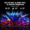KOORUI 34-inch Curved Ultrawide WQHD 34401440 Gaming Monitor, 180Hz 1000R- PIP/PBP, 1ms(MPRT), HDR400, DCI-P3 95%, FreeSync Premium, 1 x DP 1.4 & 2 x HDMI 2.0, Tilt Height Swivel Adjustment, 34E6UC view 3