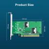 PCIe 4.0 x16 to Dual SFF-8654 Adapter Card for U.2 NVMe SSD, SlimSAS 8i Interface, with Full-Height and Low-Profile Bracket, Requires Bifurcation Support view 3