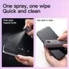 CUIUD Touchscreen Screen Cleaner Kit 2 Pcs, Phone, Tablet and Car Screen Cleaner, Two in One Spray and Microfiber Cloth(Grey&Pink) view 4