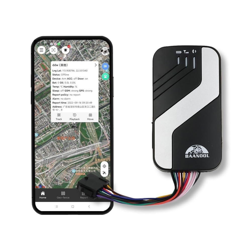 BAANOOL BN 403 A/B 4G GPS Tracker Device for Vehicles No Monthly Fee Car Tracking Device Mini Locator for Automobile Truck Taxi (BAANOOL-403A 4G)