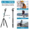 Professional DSLR Tripod for Photography - Tall, Lightweight & Heavy Duty - Spotting Scopes, Telescope & Binoculars - Compact Complete Tripod Unit view 3