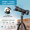 Professional DSLR Tripod for Photography - Tall, Lightweight & Heavy Duty - Spotting Scopes, Telescope & Binoculars - Compact Complete Tripod Unit view 4