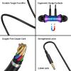 3.5mm Earbuds Magnetic Wired Earphone for Moto G Play Stylus Power, Computer Corded Headset for HP for ASUS for Chromebook Laptop PC, Noise Canceling in-Ear Jack Headphone for Samsung A15 A14 A13 A12 view 4