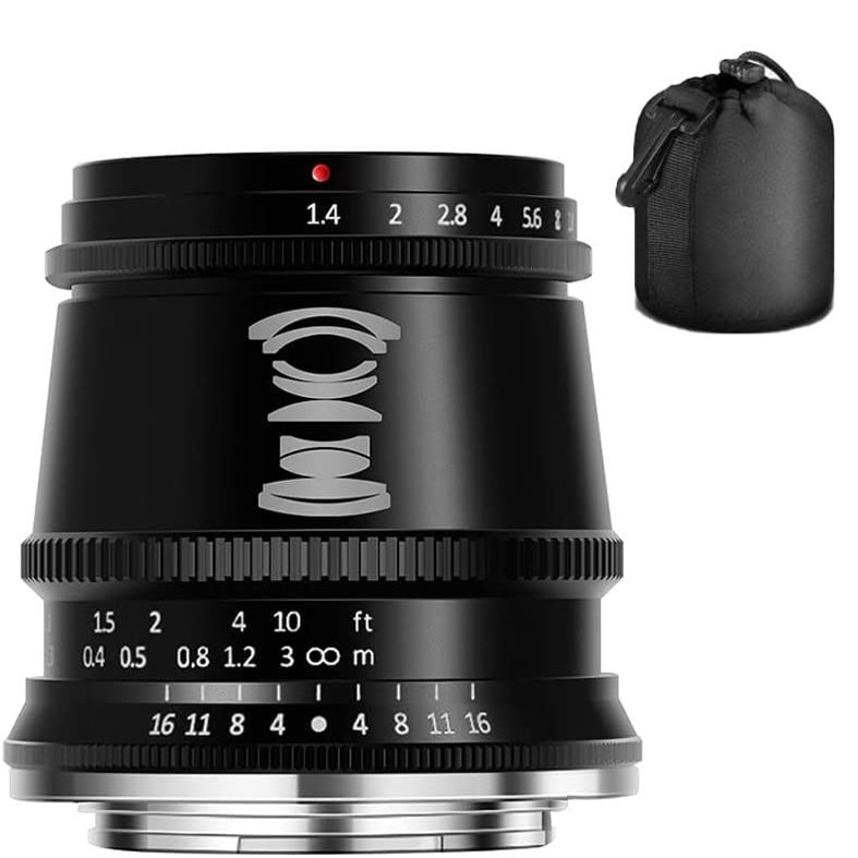 TTArtisan 17mm F1.4 APS-C Wide Angle Large Aperture Manual Focus Camera Lens Compatible with L Mount Camera Leica TTLTL2CLSigma FP