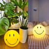 SUMESIRO Night Light for Kids Smiley Face Lamp Light Birthday Gifts for Girls Boys Plastic Nightlight Portable USB Rechargeable Night Lights for Baby Toddler Teen Bedrooms (23CM) view 2
