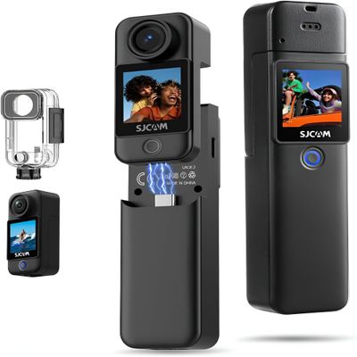 SJCAM C300 Action Camera 4K 30FPS 6-Axis Gyro Stabilization 30M Waterproof 1.3 Touch Screen 154 Wide Angle 8X Digital Zoom