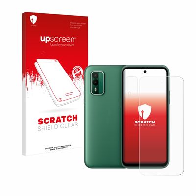 upscreen Scratch Shield Screen Protector compatible with Nokia XR21 (Front+Camera) - HD-Clear, Anti-Fingerprint