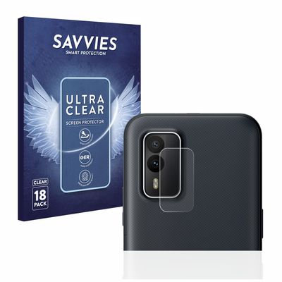 savvies Screen Protector Compatible with Nokia XR21 (ONLY Camera) Protection Film Clear 18-Pack