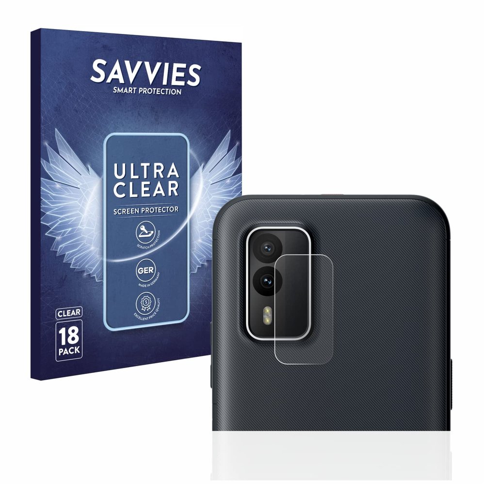 savvies Screen Protector Compatible with Nokia XR21 (ONLY Camera) Protection Film Clear 18-Pack