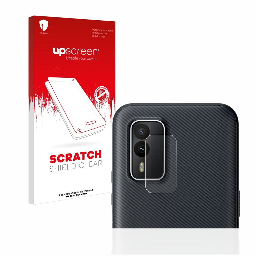 upscreen Scratch Shield Screen Protector compatible with Nokia XR21 (ONLY Camera) - HD-Clear, Anti-Fingerprint