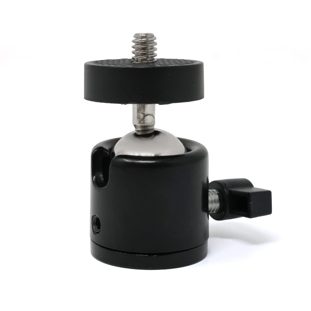 Honbay 1PCS 1/4 Inch to 3/8 Inch 360 Rotating Swivel Mini Ball Head Ballhead with 1/4" Screw Convert Screw Adapter Screw Tripod Mount Small Ball Head for DSLR Camera Camcorder Light Bracket