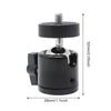 Honbay 1PCS 1/4 Inch to 3/8 Inch 360 Rotating Swivel Mini Ball Head Ballhead with 1/4" Screw Convert Screw Adapter Screw Tripod Mount Small Ball Head for DSLR Camera Camcorder Light Bracket view 2
