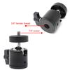 Honbay 1PCS 1/4 Inch to 3/8 Inch 360 Rotating Swivel Mini Ball Head Ballhead with 1/4" Screw Convert Screw Adapter Screw Tripod Mount Small Ball Head for DSLR Camera Camcorder Light Bracket view 3