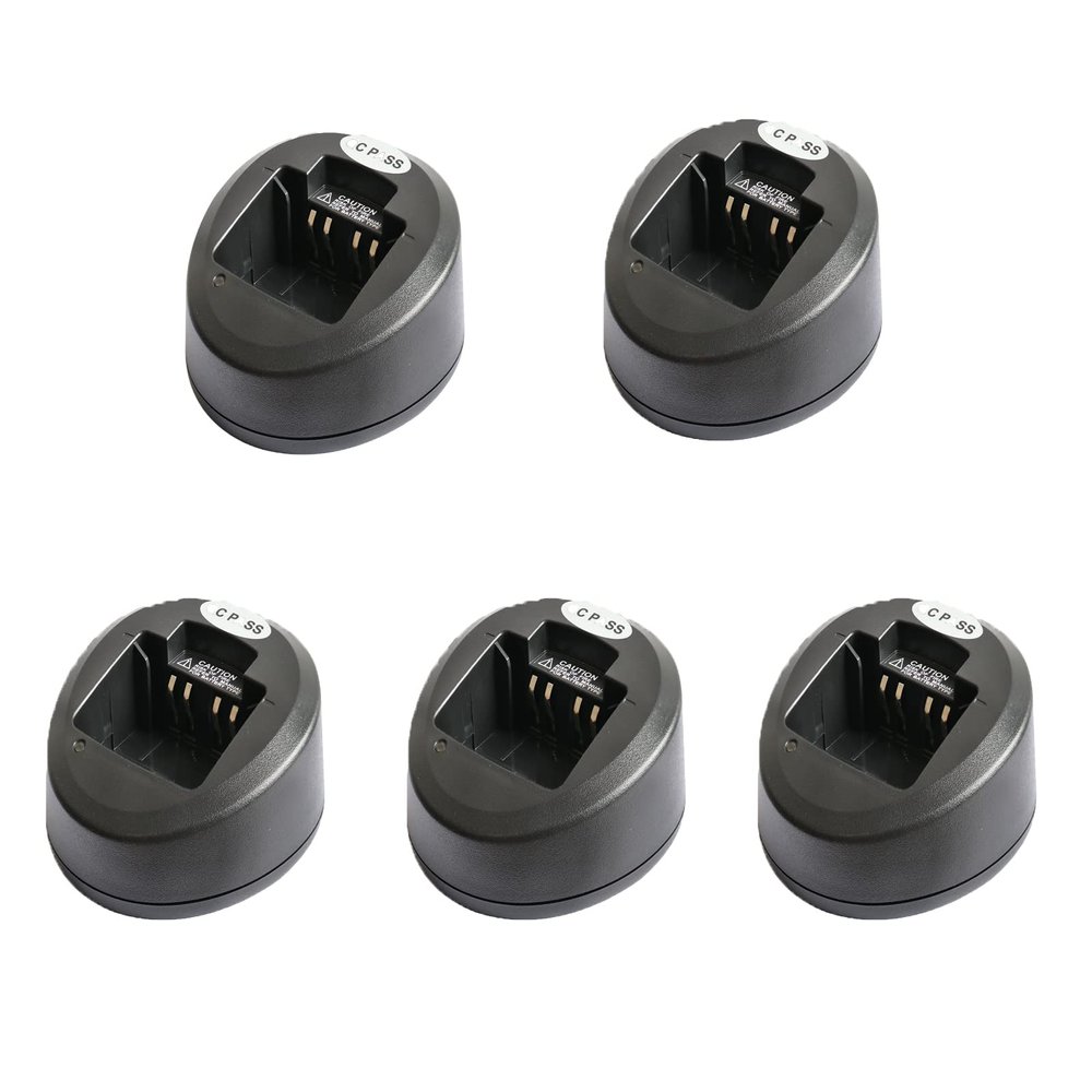 5Pack CD-58 Charger Base Compatible with VX-231 VX-351 VX-354 VX-450 VX459 VX-451 VX-454 EVX-531 EVX-534 EVX-539 FNB-V130Li FNB-V133Li FNB-V134Li