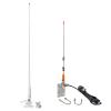 UAYESOK 48 Inch Fiberglass Marine Antenna Bundle with 159V02 VHF Marine Stainless Steel Antenna view 1