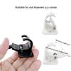 Fishing Rod Clips with Screws, Wall Mounted Rod Clips for Fishing Poles, 10Pcs Fishing Pole/Cue/Curtain Rod Holder Clips Storage Rack, Fishing Rod Storage Clips Clamps Organizer Brackets (White) view 3