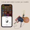 Mingchen 2 Pcs Brown Leather AirTag Keychain Holder, AirTag Leather Protective Cover with Lobster Clasp for Dog Cat Collar, Keys, Backpacks and Travel Luggage view 4