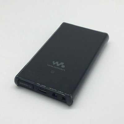 Hard Protective Shell Skin Case Cover for Sony Walkman NW-A105 NW-A105HN NW-A106 A106HN NW-A107 NW-A100TPS (Clear Black)