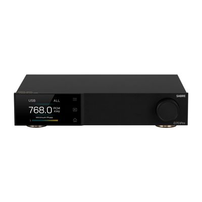 Topping D70PRO Sabre DAC ES9039SPRO XU316 Bluetooth 5.1 LDAC Aurora UI Colour Display RCA & XLR Output HiFi Decoder with Remote Control(Black)
