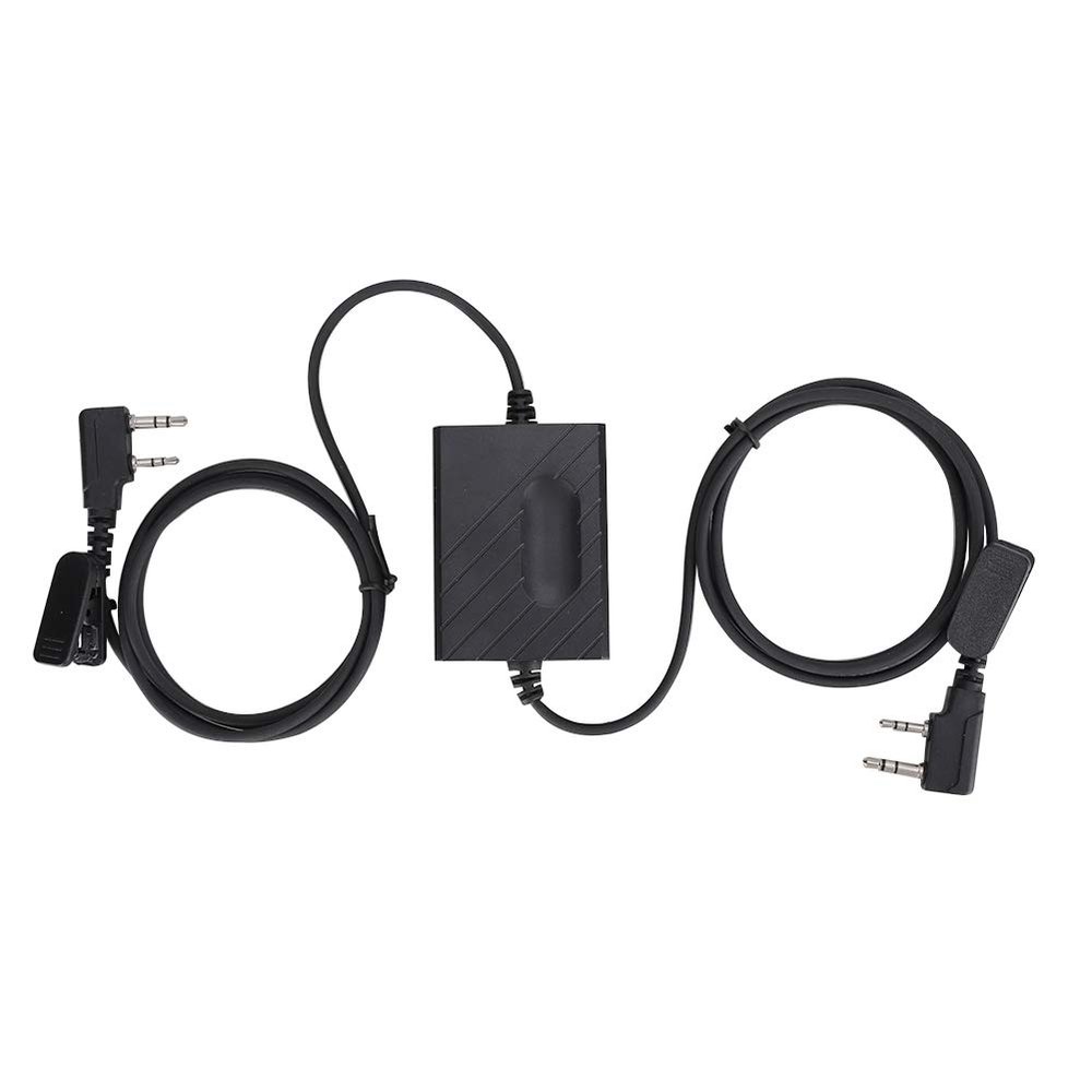 SYH&AQYE K Head Walkie Talkie, Two Way Relay Box Two Way Radio Repeater Box Line Length 35.4in, Plug and Play with Strong Lnterference Lmmunity